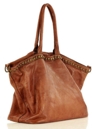 Marco Mazzini odinė moteriška rankinė – ruda - Image 5