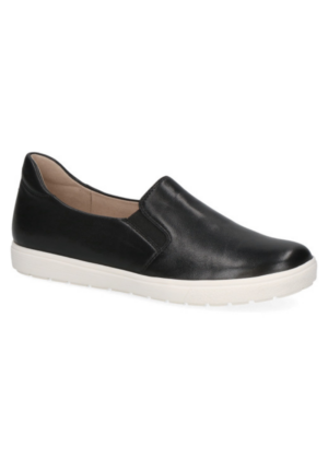 CAPRICE natūralios odos juodi moteriški „slip-on“ laisvalaikio batai – TURIME SANDĖLYJE – SUPER KAINA – CLUSHIONAL CLASSICS HOME - Image 5