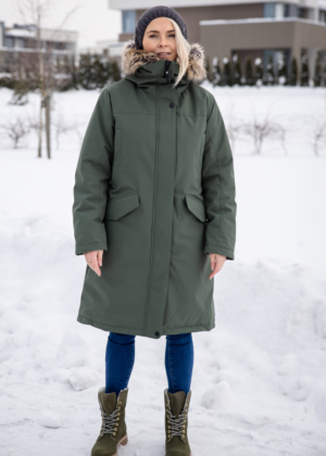 Lenne moteriška žieminė striukė Carmen forest green(200 gr su apšiltinimu) - super kaina - Image 10