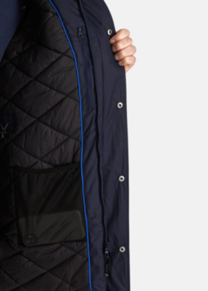 HUPPA Ilgesnė vyriška žieminė striukė Dawson Navy Blue 200 gramų izoliacija - atspari lietui ir vėjui L - dabar sandėlyje - kai kurie dydžiai Pristatymo laikas iki 5 dienų - Image 4