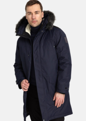 HUPPA Ilgesnė vyriška žieminė striukė Dawson Navy Blue 200 gramų izoliacija - atspari lietui ir vėjui L - dabar sandėlyje - kai kurie dydžiai Pristatymo laikas iki 5 dienų - Image 2