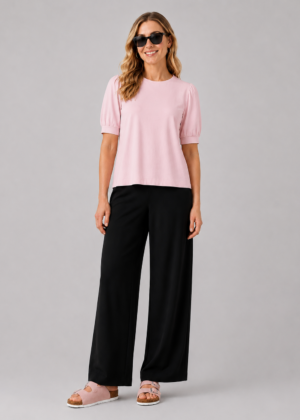 VERO MODA orgaanilisest puuvillast särk Kerry roosa -KOHE LAOS - Image 2