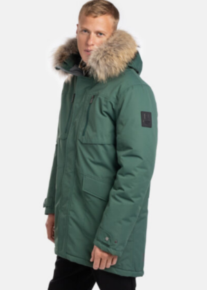 HUPPA vyriška žieminė striukė David 1 green NATURAL FABRIC 200 gr apšiltinta, atspari vėjui ir lietui - nauja sandėlyje - Image 3
