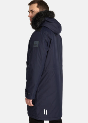 HUPPA Ilgesnė vyriška žieminė striukė Dawson Navy Blue 200 gramų izoliacija - atspari lietui ir vėjui L - dabar sandėlyje - kai kurie dydžiai Pristatymo laikas iki 5 dienų - Image 3