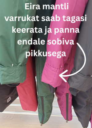 Huppa moteriškas žieminis paltas Eira juodas (300 gr su apšiltinimu) - super kaina - Image 6