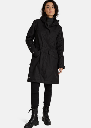 HUPPA juoda moteriška pavasario-rudens striukė „Minna“ su 40 g „Insulated-XS“ ir „M“ dydžių beveik yra sandėlyje, kiti dydžiai pristatomi per 5 darbo dienas - Image 2