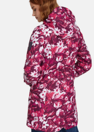 HUPPA moteriška pavasario-rudens striukė Janelle bordoo floral (40gr apšiltinta)-IŠ PARDUODAMOS KAINOS - Image 4