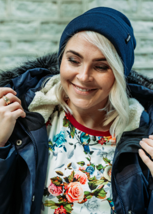HUPPA minkštų siūlų rudens-žiemos kepurė Ever tamsiai mėlyna - NAUDOJAME - Image 2