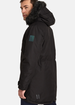 HUPPA vyriška žieminė striukė David black faux fur 200 grams insulated-rain and windproof- M and L IŠPARDUOTI-Kiti dydžiai Pristatymas iki 5 dienų - Image 3