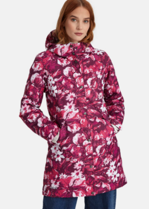 HUPPA moteriška pavasario-rudens striukė Janelle bordoo floral (40gr apšiltinta)-IŠ PARDUODAMOS KAINOS - Image 2
