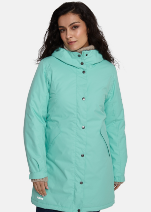 HUPPA naiste sügis-talvine ülemineku parka Janelle mündiroheline(140 gr soojustusega)-KOHE LAOS - Image 1