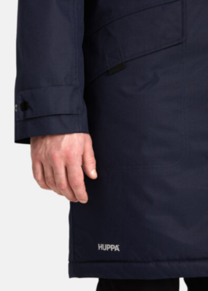 HUPPA Ilgesnė vyriška žieminė striukė Dawson Navy Blue 200 gramų izoliacija - atspari lietui ir vėjui L - dabar sandėlyje - kai kurie dydžiai Pristatymo laikas iki 5 dienų - Image 5