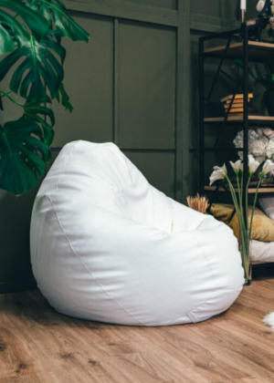 Krepšys-kėdė "Chill white" 250 litrų - SKLYPAS-250 litrų KOTT-TOOL tinka sėdėti vaikams ir suaugusiesiems - Image 2