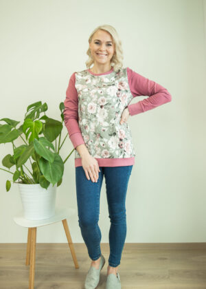 Miela minkšta tamsiai rožinė palaidinukė Desiree- pagal pageidavimą - Image 2