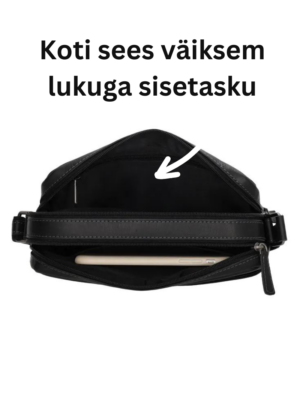 HIDE STICHES moteriška juoda natūralios odos rankinė per petį Japura-NAUJIENOS-BACK IŠPIRKTIS - Image 5