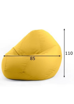 Krepšys-kėdė "Chill yellow" 250 litrų - NAUDOJAMAS - Image 4