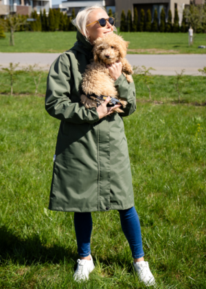 LENNE moteriška pavasario-rudens striukė Melissa forest green (40 gr su apšiltinimu) - NAUDOJAME SEVEN