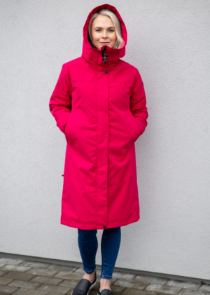 LENNE longer moteriška pavasario-rudens pereinamojo laikotarpio striukė Melissa Raspberry Pink (80 gr su apšiltinimu) - NEMOKAMA SEVEN - Image 1