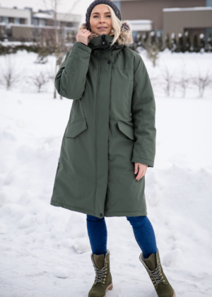 Lenne moteriška žieminė striukė Carmen forest green(200 gr su apšiltinimu) - super kaina - Image 2