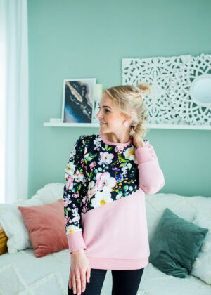 Miela šviesiai rožinė moteriška palaidinė "Apple Blossom" - SKAIDYJE XXL - dydis XXL - KLIENTAS LEMMIK - Image 5