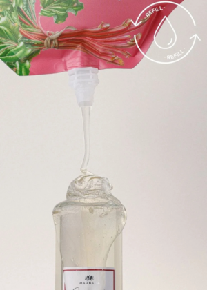 MAGRADA PILDYMO PAKETAS RABBARBER ŠAMPŪNAS Sausiems plaukams 500 ml - Image 2