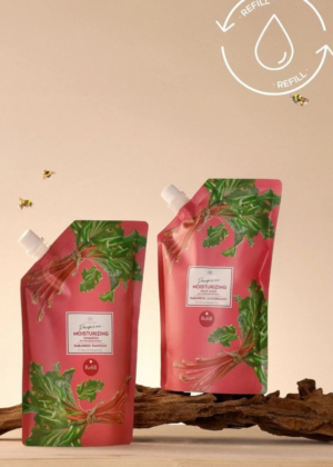MAGRADA PILDYMO PAKETAS RABBARD HAIR MASK Sausų ir pažeistų plaukų kaukė 500ml - Image 2