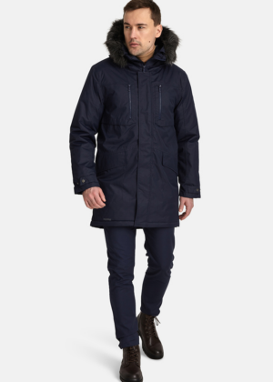 HUPPA vyriška žieminė striukė David navy blue su 200 g izoliacija - atspari lietui ir vėjui - M SKAIDYTI - Kiti dydžiai Pristatymas per 5 darbo dienas - Image 4