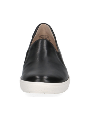 CAPRICE natūralios odos juodi moteriški „slip-on“ laisvalaikio batai – TURIME SANDĖLYJE – SUPER KAINA – CLUSHIONAL CLASSICS HOME - Image 12