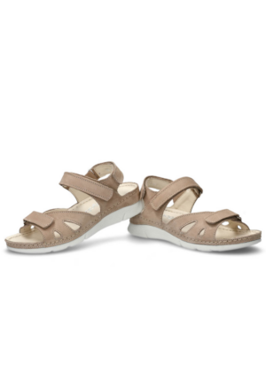 NAGABA NATURAL LEATHER moteriški sandalai beezid - beveik sandėlyje dydžiai 37-SUPER HIND - Image 5