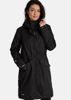 HUPPA juoda moteriška pavasario-rudens striukė „Minna“ su 40 g „Insulated-XS“ ir „M“ dydžių beveik yra sandėlyje, kiti dydžiai pristatomi per 5 darbo dienas - Image 1