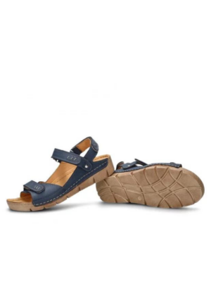 NAGABA NATURAL LEATHER moteriški sandalai mėlyni-Šiuo metu sandėlyje yra keletas sandalų už geresnę kainą - Image 7