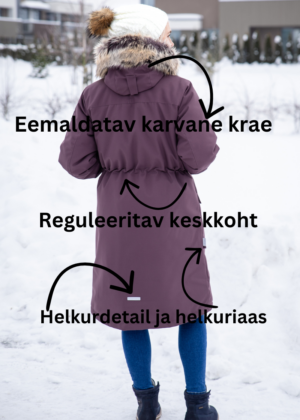 Lenne moteriška žieminė striukė Carmen(200 gr izoliacija) violetinė - beveik sandėlyje - super kaina - Image 6