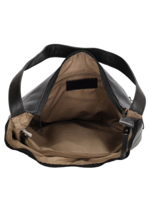 MICMACBAGS natūralios odos juoda rankinė per petį - NAUJOS IŠPARDAVIMAI - DIDELĖ KAINA - Image 4