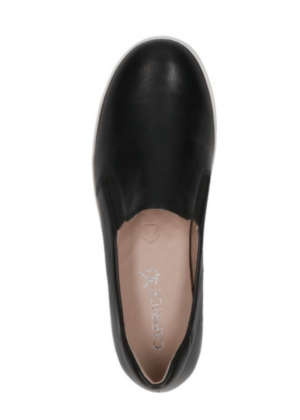 CAPRICE natūralios odos juodi moteriški „slip-on“ laisvalaikio batai – TURIME SANDĖLYJE – SUPER KAINA – CLUSHIONAL CLASSICS HOME - Image 8