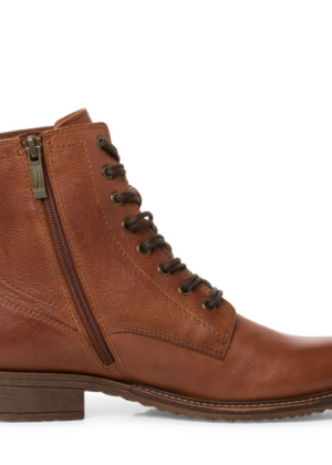 TAMARIS NATURAL LEATHER moteriški rudos spalvos batai su šoniniu užtrauktuku - NAUDOJAME SEVEN 37 dydžio - SUPER KAINA - Image 3