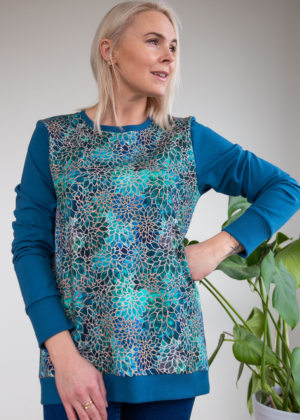 Stilinga benzino žalumo palaidinė Olivia - paskutinė sandėlyje 3XL - Image 1