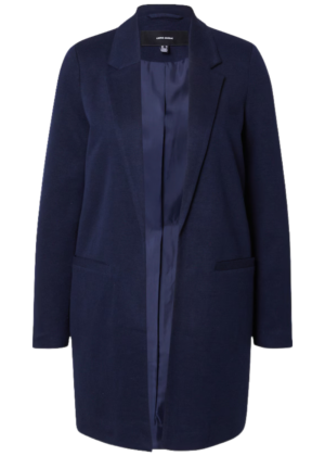 VERO MODA tumesinine pehmest kangast jakk Verina-UUDIS-KOHE LAOS - Image 8