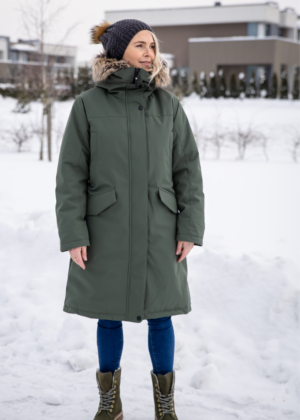 Lenne moteriška žieminė striukė Carmen forest green(200 gr su apšiltinimu) - super kaina - Image 3