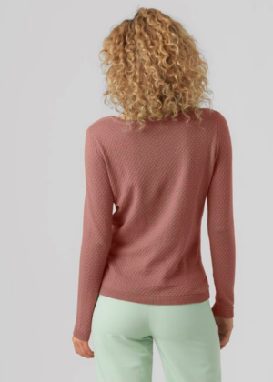 VERO MODA blush pink beige 100 % COTTON Moteriškas šampūnas - baltas sandėlyje NAUJAS - Image 3