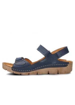 NAGABA NATURAL LEATHER moteriški sandalai mėlyni-Šiuo metu sandėlyje yra keletas sandalų už geresnę kainą - Image 6