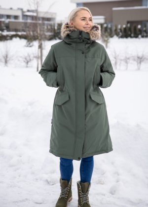 Lenne moteriška žieminė striukė Carmen forest green(200 gr su apšiltinimu) - super kaina - Image 7