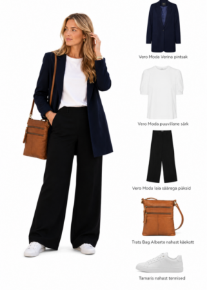 VERO MODA orgaanilisest puuvillast särk Kerry valge-KOHE LAOS - Image 3
