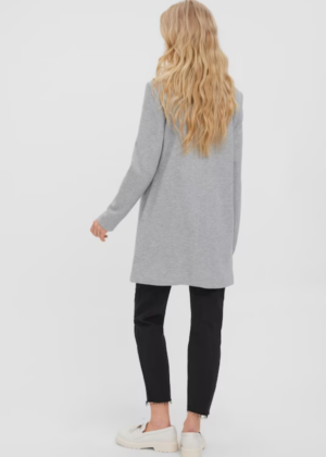 VERO MODA pilka minkšto audinio striukė striukė Verina - beveik sandėlyje paskutinė M - Image 3