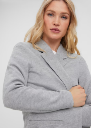 VERO MODA pilka minkšto audinio striukė striukė Verina - beveik sandėlyje paskutinė M - Image 5