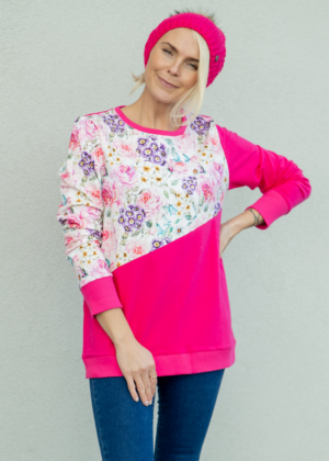 Elegantiška fuksijų rožinė palaidinė Bianca - paskutinis L(42)-taip pat tinka M dydžiui - dabar yra sandėlyje