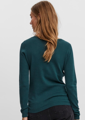 VERO MODA Miško žalia 100% vilnos BALM moteriškas džemperis Priežiūra-KUR JUMS TO REIKIA-ŠALIAUSIA KAINA - Image 4