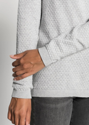 VERO MODA šviesiai pilka 100% audinys Moteriškas švarko drabužis CARE-WHITE sandėlyje-NAUJIENOS - Image 3
