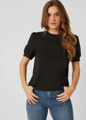 VERO MODA puuvillane naiste särk Kerry must -KOHE LAOS - Image 2