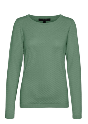 "VERO MODA" švelniai žalias 100 % audinys Moteriškas šampūnas priežiūra-baltas sandėlyje-išparduotas sandėlyje - Image 2