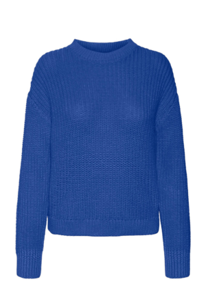 VERO MODA šiltas moteriškas megztinis "Hilda", mėlynos spalvos-WHOLESALE-SUPER KAINA - Image 2